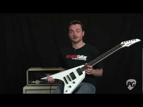 Fernandes V-Hawk Deluxe Electric Guitar EMG 81/85 - Black image 11