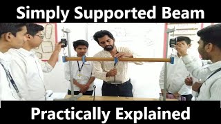 Simply Supported Beam explained practically and analytically in detail