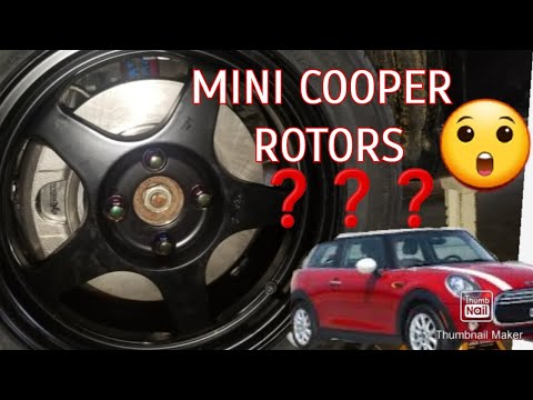 How to find the brake rotor in MINI One 2