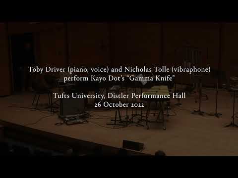 Toby Driver and Nicholas Tolle (Ludovico Ensemble) perform "Gamma Knife" live at Distler Hall