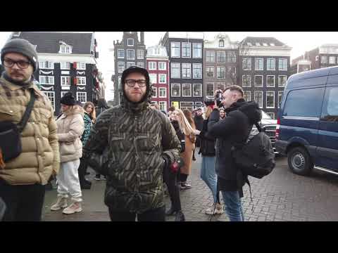 4K Amsterdam Canals Singel Walk : UNESCO World Heritage Site : Amsterdam Canals : Walk 238