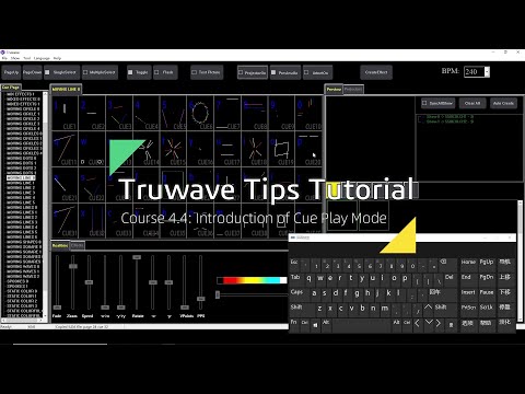 Truwave Tutorial Video - 13. Introduction of Cue Play Mode