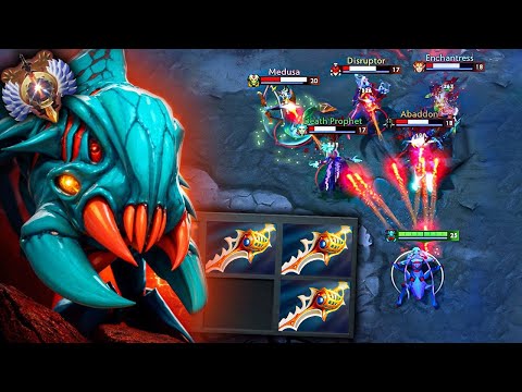 Weaver in 7.40b Patch🔥🔥Safelane Solo Carry 37Kills Free Hit Burst x3 Divine Rapier | Dota 2