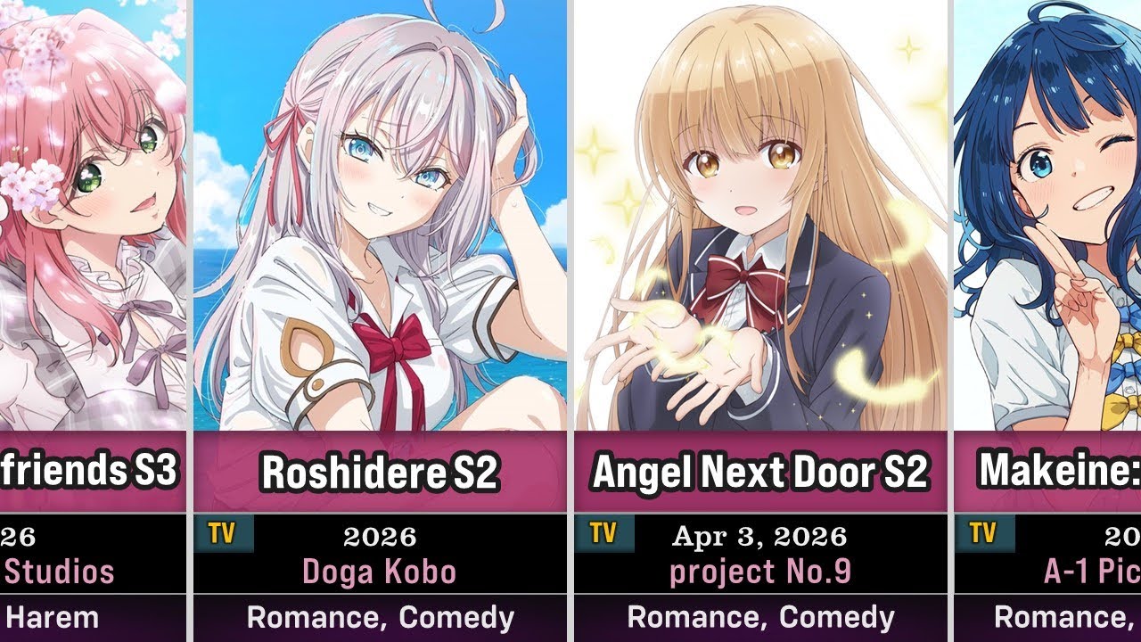 140 Upcoming Romance Anime in 2026 and Beyond
