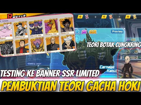 TEORI BANG BOTAK PEMBAWA HOKI🔥, PEMANASAN SEBELUM GRORIBAS CB - One Punch Man The Strongest