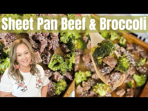 Sheet Pan Beef and Broccoli Recipe