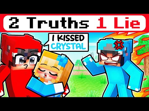 Minecraft but EXTREME 2 Truths 1 Lie!