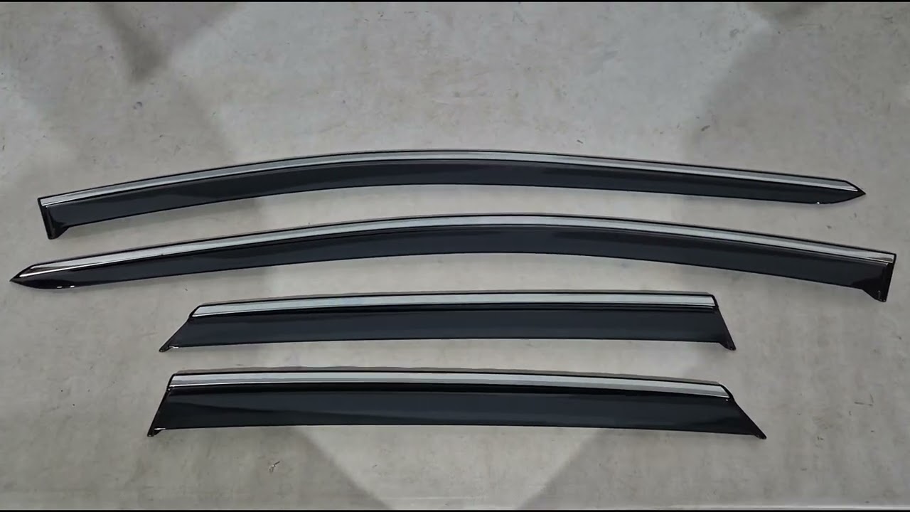 Volkswagen ID.7 2023– Ikkunatuuliohjaimet kromilistalla Niken Luxury (4 kpl) Video 1