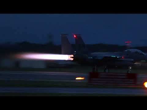 F15 night launch RAF Lakenheath 21/9/23
