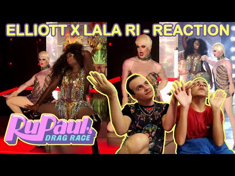 Elliott X LaLa Ri - BRAZIL REACTION - RuPaul's Drag Race - Season 13