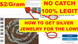 You Can Get 925 Silver Jewelry For Cheaper Per Gram Than Harlembling - Will Show How! NOT CLICKBAIT