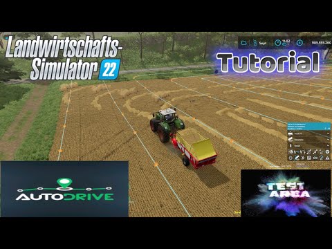 LS22 Autodrive Tutorial #11 Version 2.0.0.4 Zusammenarbeit von Autodrive und Courseplay