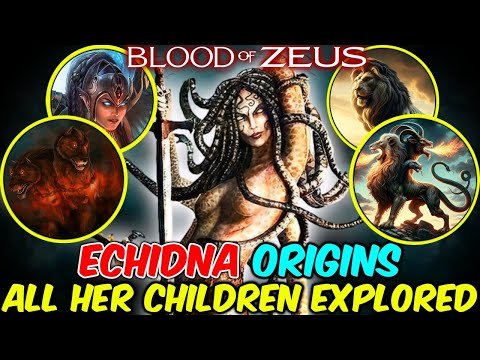 Echidna Explored - Greek Monster That Birthed All Terrifying Beings In Greek Mytho - Blood Of Zeus!