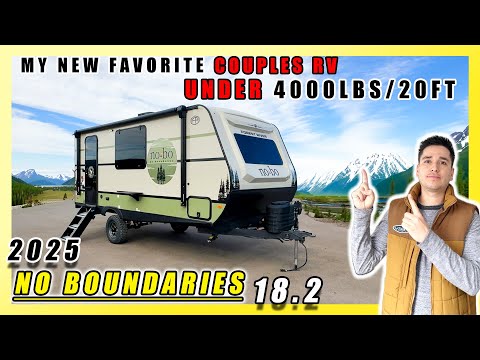 2025 NO BOUNDARIES 18.2 THE BEST COUPLES TRAILER IN 2025. INSANE SUSPENSION FOR BOONDOCKING