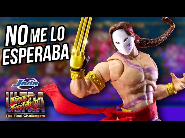 Vídeo relacionado con Jada Toys Figura Street Fighter II Vega, 15 cm, Figura articulada de Combate con máscara y Garras, Accesorios Intercambiables, Coleccionable, a Partir de 13 años (253252039)