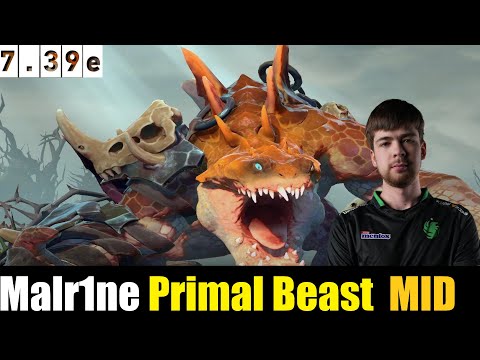 🤯  Malr1ne [Primal Beast] MID 7.39e - DOTA 2 HIGHEST MMR MATCH#dota2   #dota2gameplay
