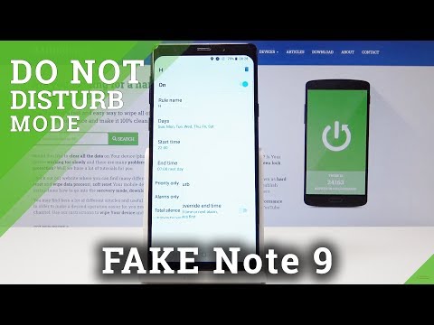 How to Turn On Do Not Disturb on Fake SAMSUNG Galaxy Note 9