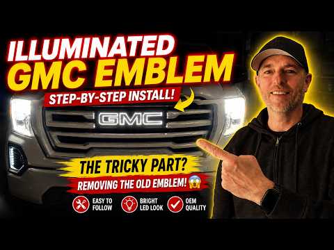 How to Install the Illuminated LED GMC Sierra Emblem / Badge - A Genuine GM Part