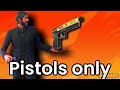 Fortnite But I Can Only Use A Pistol (I Got A Win!!!)
