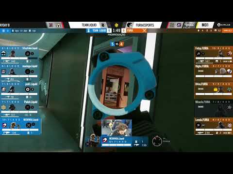 5K/ACE INSANO DO NESK CONTRA A FURIA - MELHORES MOMENTOS RAINBOW SIX SIEGE