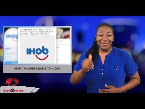 IHOP changing name to IHOB? (ASL - 6.6.18)