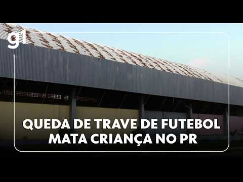 JH: A queda de uma trave de futebol provocou a morte de uma menina de três anos em Prudentópolis