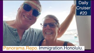 Vlog #20 Honolulu! Getting through immigration, Walmart, and friends at port on Panorama Repo Cruise