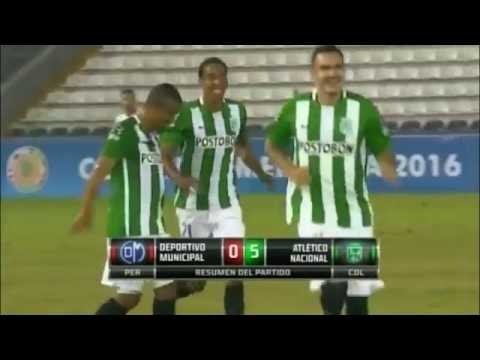 Deportivo Municipal 0 - 5 Atlético Nacional Copa Sudamericana 2016