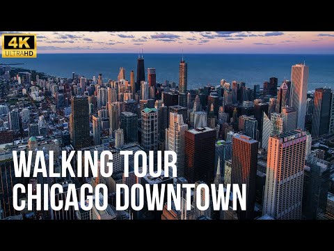 4K CHICAGO DOWNTOWN : WALKING TOUR 2024 | TRAVELING DOCTOR | VLOG 90