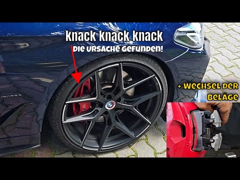 BMW 5 Series G30/G31 Sport Brake: Changing the front brake pads & eliminating cracking (Tutorial)