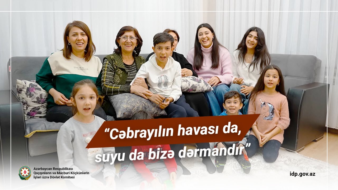 Cəbrayılın havası da, suyu da bizə dərmandır VİDEO