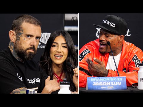 ADAM 22 & LENA THE PLUG VS JASON LUV (PRESS CONFERENCE) 