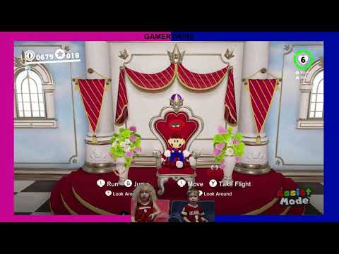 4 year old plays Mario Odyssey