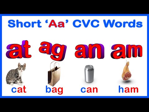 Learn to READ CVC Words | Short A Sound | Letter A Blending | Learning Step By Step