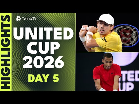Cobolli vs Rinderknech Epic; Paolini, Mboko, De Minaur All Play | United Cup 2026 Day 5 Highlights