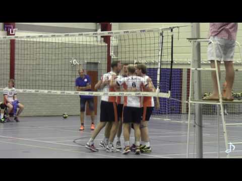 Volleybal Heren Oefenwedstrijd: De Witte Olhaco H1 - VC Zwolle H1 (hoogtepunten) [14-09-2016]