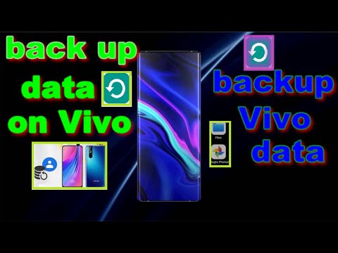 How to back up the important data on my Vivo phone?
