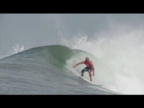 Joel Parkinson and Kelly Slater - Oakley Pro Bali Surfing ROUND 3