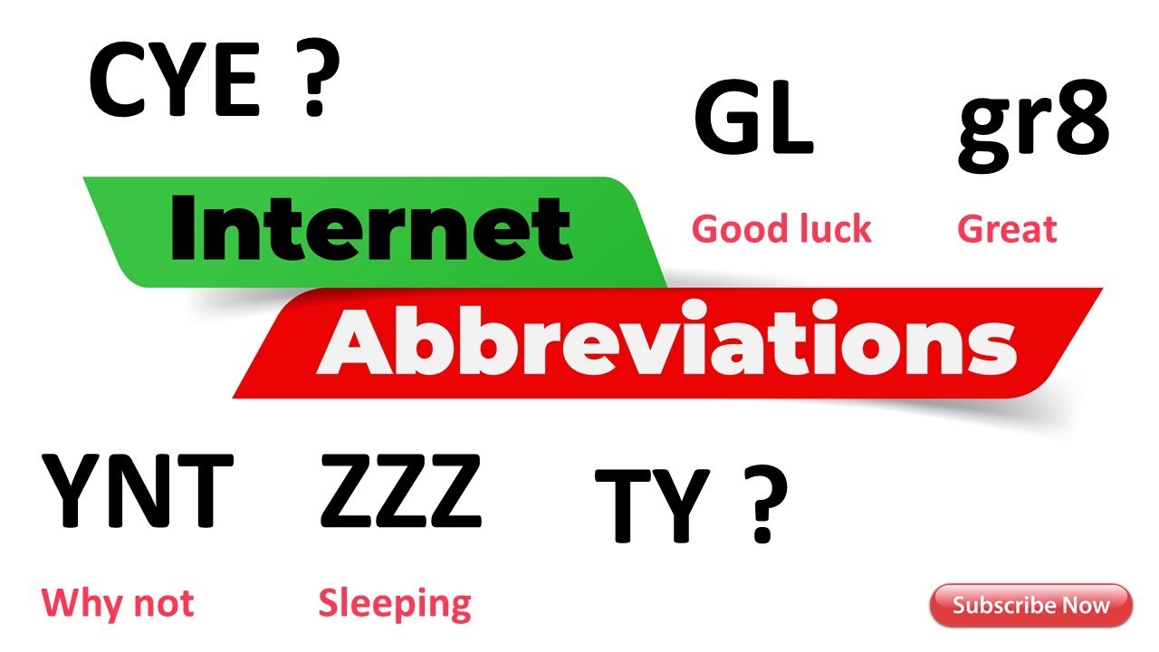 50+ Text Abbreviations: Popular Texting Acronyms in English | INTERNET Slang