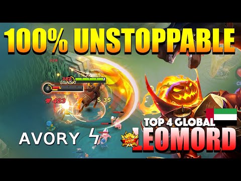 Leomord 100% Unstoppable & Aggressive Play | Top 4 Global Leomord Gameplay By ᴀᴠᴏʀʏ ϟ | MLBB