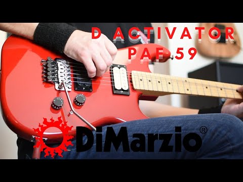 DiMarzio D Activator and PAF 59 sound test
