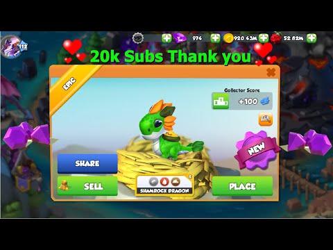 Have you got Shamrock Dragon-Dragon Mania Legends | 20k Subs Thank you | DML