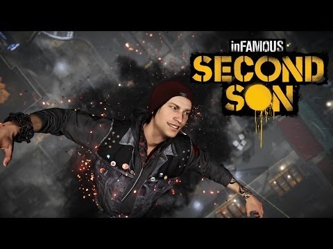 sony playstation 4 + infamous second son