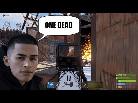 Defending my base against the matrix featuring Sneako - RUST RAID DEFENCE