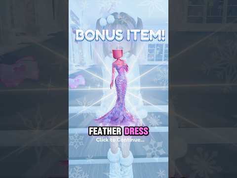 DRESS TO IMPRESS FEATHER DRESS?!?😍 #dresstoimpress #roblox #dti #shorts