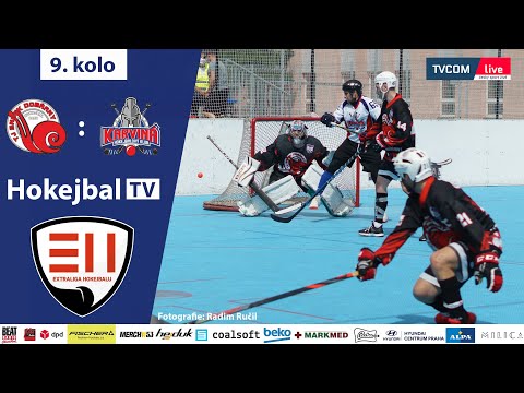 Highlights 9. Kolo Extraligy Hokejbalu - TJ Snack Dobřany vs. HbK Karvina | 19.2. 2022