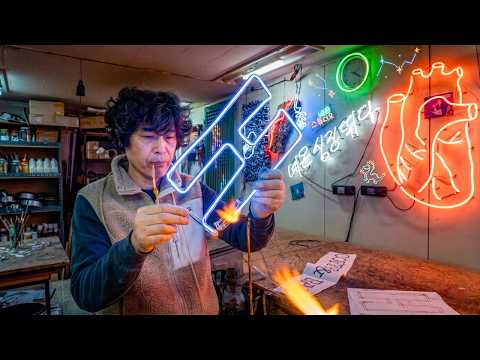Hand Making Classic Neon Signs