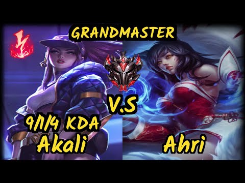 SN Strompest (AKALI) vs AHRI - 9/1/4 KDA MID GAMEPLAY - NA Ranked GRANDMASTER