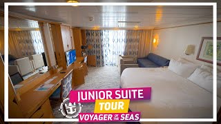 Voyager of the Seas | Junior Suite Walkthrough Tour & Review.