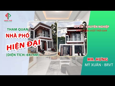 Giới thiệu ngôi nhà Phố 1 trệt 1 lầu 6x14m2 tại Mỹ Xuân, BRVT |NPconstruction | 0825 568 968 |